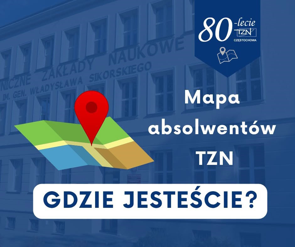 Mapa absolwentów TZN